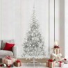 Sapin de Noël artificiel pré-éclairé Argent 240 cm PET 544057544057