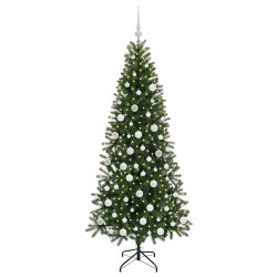 Sapin de Noël artificiel avec 300 LED Vert 180 cm PE et PVC 544060544060