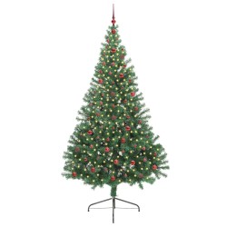 Sapin de Noël artificiel pré-éclairé Vert 240 cm PVC 544061544061