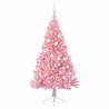 Sapin de Noël artificiel pré-éclairé Rose 120 cm PVC 544067544067