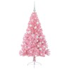 Sapin de Noël artificiel pré-éclairé Rose 120 cm PVC 544067544067