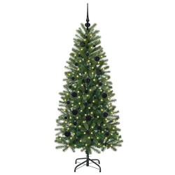 Sapin de Noël artificiel avec 150 LED Vert 150 cm PE et PVC 544071544071