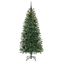 Sapin de Noël artificiel avec 150 LED Vert 150 cm PE et PVC 544071544071