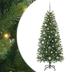 Sapin de Noël artificiel avec 150 LED Vert 150 cm PE et PVC 544072544072