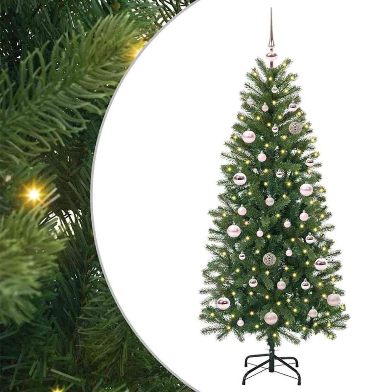 Sapin de Noël artificiel avec 150 LED Vert 150 cm PE et PVC 544072544072