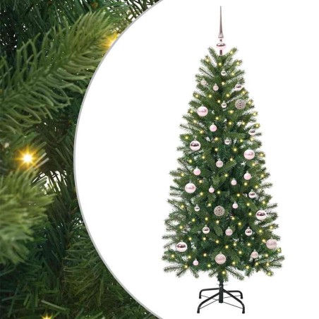 Sapin de Noël artificiel avec 150 LED Vert 150 cm PE et PVC 544072544072