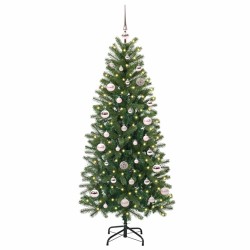 Sapin de Noël artificiel avec 150 LED Vert 150 cm PE et PVC 544072544072