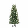 Sapin de Noël artificiel avec 150 LED Vert 150 cm PE et PVC 544072544072