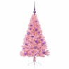 Sapin de Noël artificiel pré-éclairé Rose 120 cm PVC 544073544073