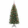 Sapin de Noël artificiel avec 150 LED Vert 150 cm PE et PVC 544075544075