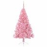 Sapin de Noël artificiel pré-éclairé Rose 150 cm PVC 544076544076