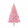 Sapin de Noël artificiel pré-éclairé Rose 150 cm PVC 544081544081
