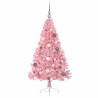 Sapin de Noël artificiel pré-éclairé Rose 150 cm PVC 544082544082