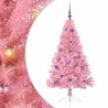 Sapin de Noël artificiel pré-éclairé Rose 150 cm PVC 544085544085