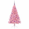 Sapin de Noël artificiel pré-éclairé Rose 150 cm PVC 544085544085