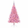 Sapin de Noël artificiel pré-éclairé Rose 150 cm PVC 544085544085