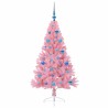 Sapin de Noël artificiel pré-éclairé Rose 150 cm PVC 544086544086