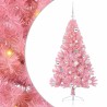 Sapin de Noël artificiel pré-éclairé Rose 150 cm PVC 544087544087