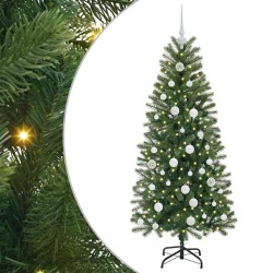 Sapin de Noël artificiel avec 150 LED Vert 150 cm PE et PVC 544088544088