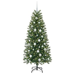 Sapin de Noël artificiel avec 150 LED Vert 150 cm PE et PVC 544088544088