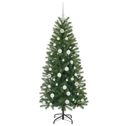 Sapin de Noël artificiel avec 150 LED Vert 150 cm PE et PVC 544088544088