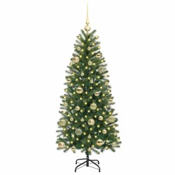 Sapin de Noël artificiel avec 150 LED Vert 150 cm PE et PVC 544089544089