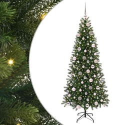 Sapin de Noël artificiel avec 300 LED Vert 180 cm PE et PVC 544090544090