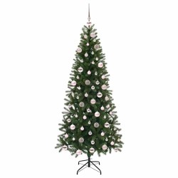 Sapin de Noël artificiel avec 300 LED Vert 180 cm PE et PVC 544090544090