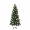 Sapin de Noël artificiel avec 300 LED Vert 180 cm PE et PVC 544090544090