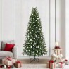 Sapin de Noël artificiel avec 300 LED Vert 210 cm PE et PVC 544091544091