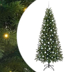 Sapin de Noël artificiel avec 300 LED Vert 210 cm PE et PVC 544091544091