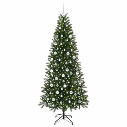 Sapin de Noël artificiel avec 300 LED Vert 210 cm PE et PVC 544091544091
