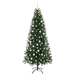 Sapin de Noël artificiel avec 300 LED Vert 210 cm PE et PVC 544091544091
