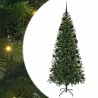Sapin de Noël artificiel avec 300 LED Vert 210 cm PE et PVC 544092544092