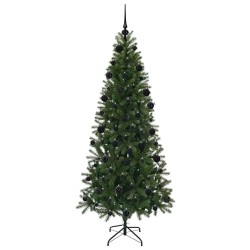 Sapin de Noël artificiel avec 300 LED Vert 210 cm PE et PVC 544092544092