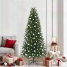 Sapin de Noël artificiel avec 300 LED Vert 210 cm PE et PVC 544094544094