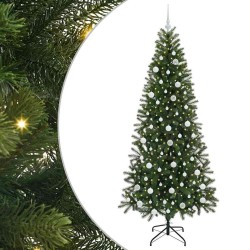 Sapin de Noël artificiel avec 300 LED Vert 210 cm PE et PVC 544094544094