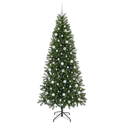 Sapin de Noël artificiel avec 300 LED Vert 210 cm PE et PVC 544094544094