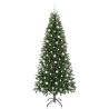 Sapin de Noël artificiel avec 300 LED Vert 210 cm PE et PVC 544094544094