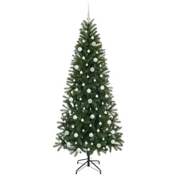 Sapin de Noël artificiel avec 300 LED Vert 210 cm PE et PVC 544094544094