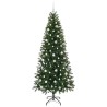 Sapin de Noël artificiel avec 300 LED Vert 210 cm PE et PVC 544094544094