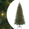 Sapin de Noël artificiel avec 300 LED Vert 210 cm PE et PVC 544095544095