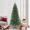 Sapin de Noël artificiel avec 300 LED Vert 210 cm PE et PVC 544096544096