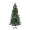 Sapin de Noël artificiel avec 300 LED Vert 210 cm PE et PVC 544096544096