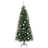 Sapin de Noël artificiel avec 300 LED Vert 210 cm PE et PVC 544100544100