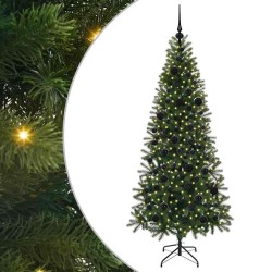 Sapin de Noël artificiel avec 300 LED Vert 180 cm PE et PVC 544102544102