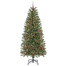 Sapin de Noël artificiel avec 300 LED Vert 180 cm PE et PVC 544103544103