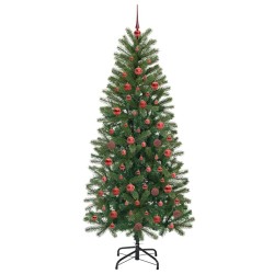 Sapin de Noël artificiel avec 300 LED Vert 180 cm PE et PVC 544103544103