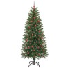 Sapin de Noël artificiel avec 300 LED Vert 180 cm PE et PVC 544103544103