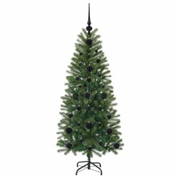 Sapin de Noël artificiel avec 150 LED Vert 120 cm PE et PVC 544105544105